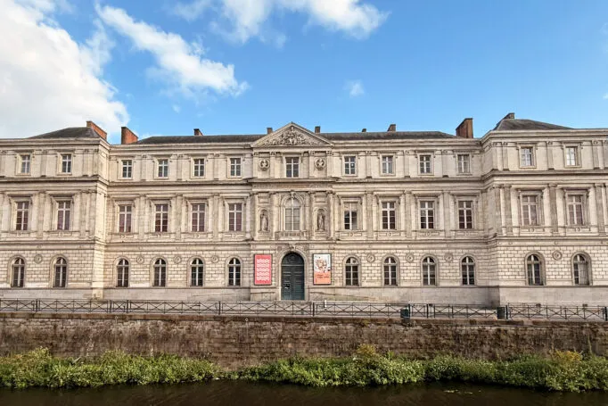Façade du musée des Beaux-Arts à Rennes
